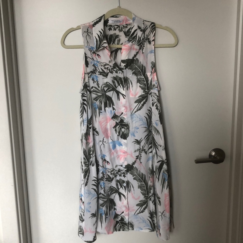 Tropical Shirt Dress